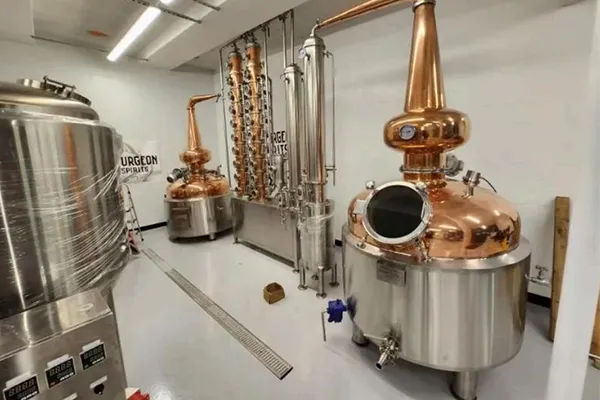 METO Equipment Detail for Sturgeon Spirits